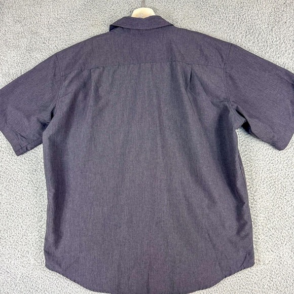 Orvis Shirt Mens XL Gray Short Sleeve Fishing Button Front Classic Collection - Picture 6 of 10